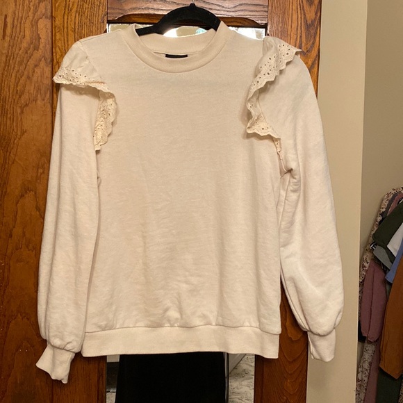 Who What Wear Tops - Ruffle sleeved top